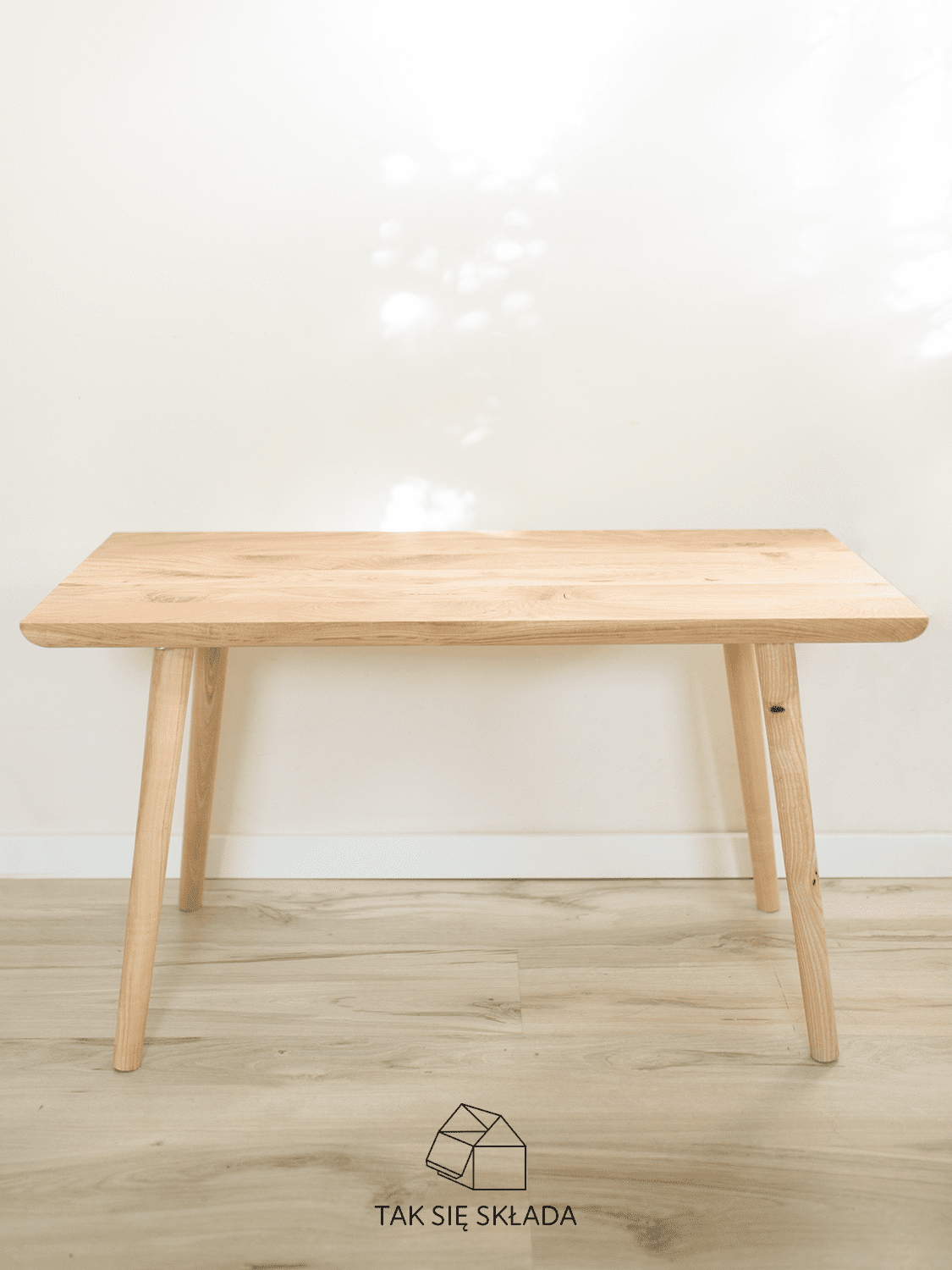 produkt Stolik dębowy ze skośnymi nogami