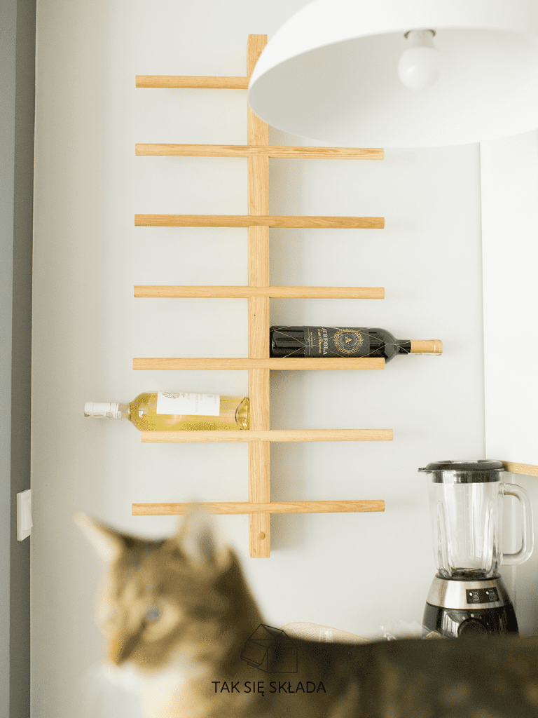 produkt Drewniana półka na wino