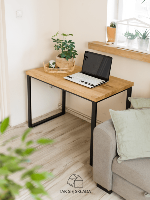 Industrialne biurko ze stelażem U produkt Industrialne biurko ze stelażem U