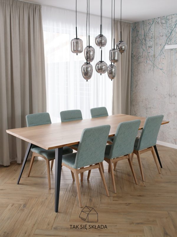 #WI industrialny stół ze skośnymi nogami #WI industrialny stół ze skośnymi nogami