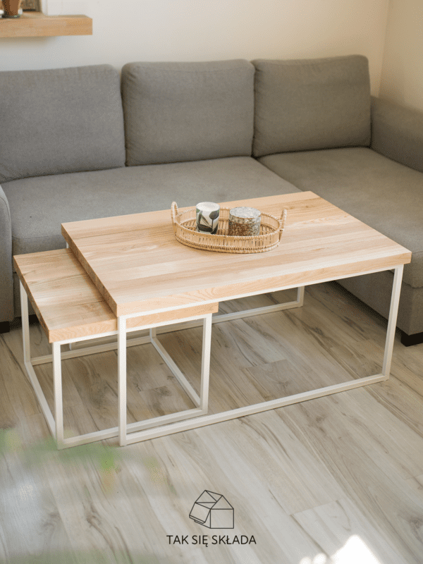 Zestaw chowanych stolików kawowych produkt Zestaw chowanych stolików kawowych