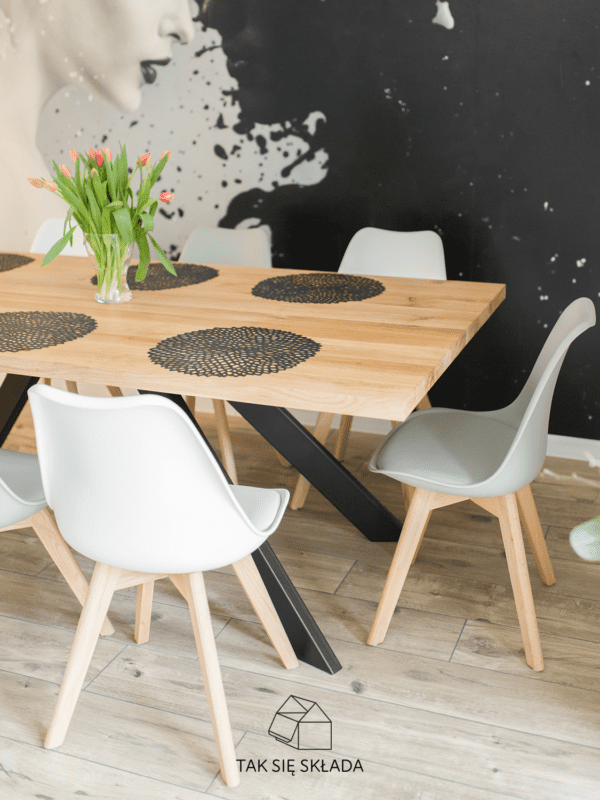 industrialny stół ze skośnymi nogami sz produkt industrialny stół ze skośnymi nogami sz