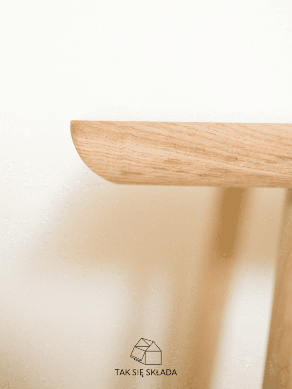 Stolik dębowy ze skośnymi nogami produkt Stolik dębowy ze skośnymi nogami