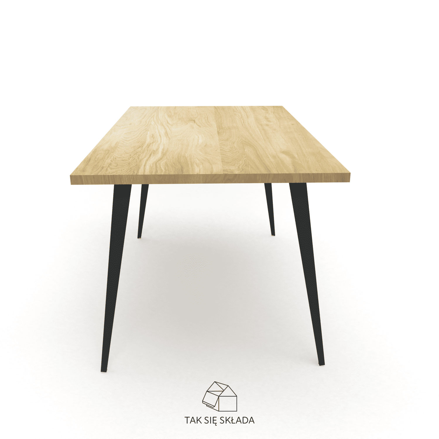 produkt stół industrialny ze skośnymi nogami WI