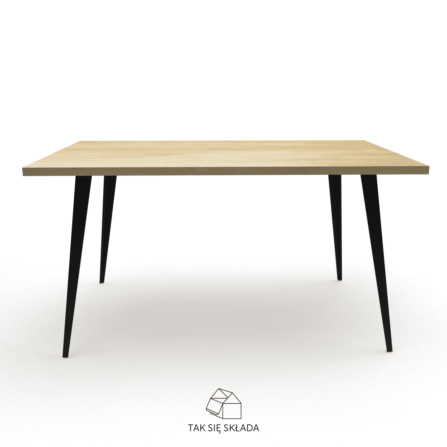 produkt stół industrialny ze skośnymi nogami WI