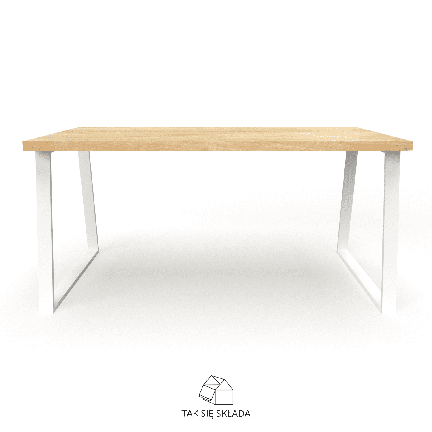 produkt stół z trapezowym stelażem