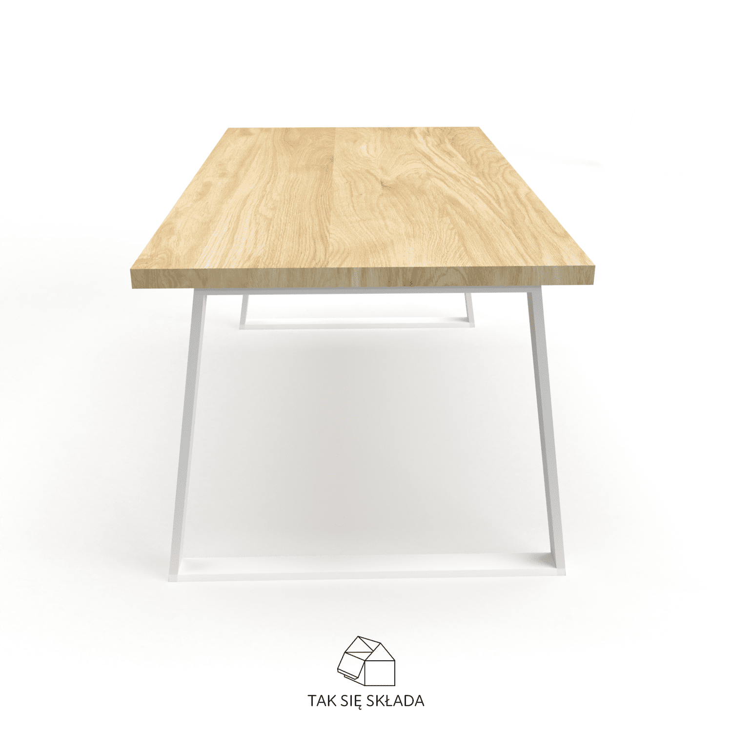 produkt stół z trapezowym stelażem